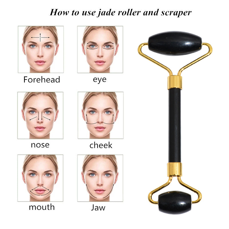 Beauty Face Care Massage Jade Device - Pure Radiance