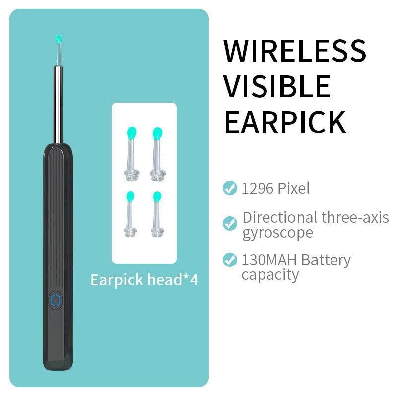 LED Light Wireless Ear Endoscope - Pure Radiance