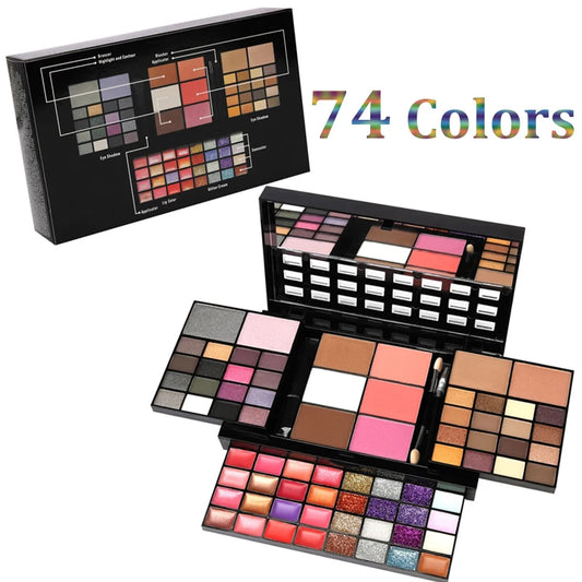 74 Colors Makeup Set - Pure Radiance